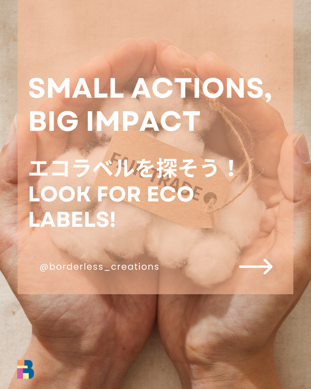 SMALL ACTIONS, BIG IMPACT - エコラベルを探そう！