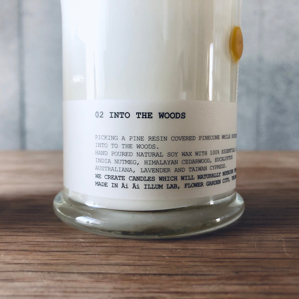 キャンドル - 02 INTO THE WOODS 150g - Borderless Creations