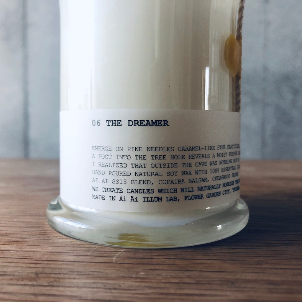 キャンドル - 06 THE DREAMER 150g - Borderless Creations