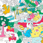 大きい塗り絵ポスター - DINO - Borderless Creations